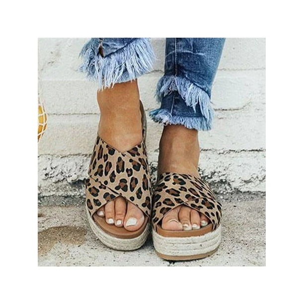 Details about / Womens Weave Platform Wedge High Heel Open Toe Slippers Summer Sandals Shoes New